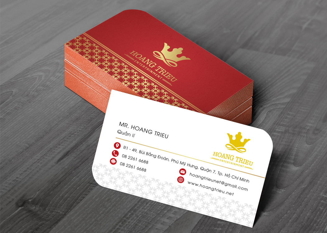 HOÀNG TRIỀU - Thiết kế logo và bộ nhận diện cho khu giải trí Hoàng Triều Entertainment